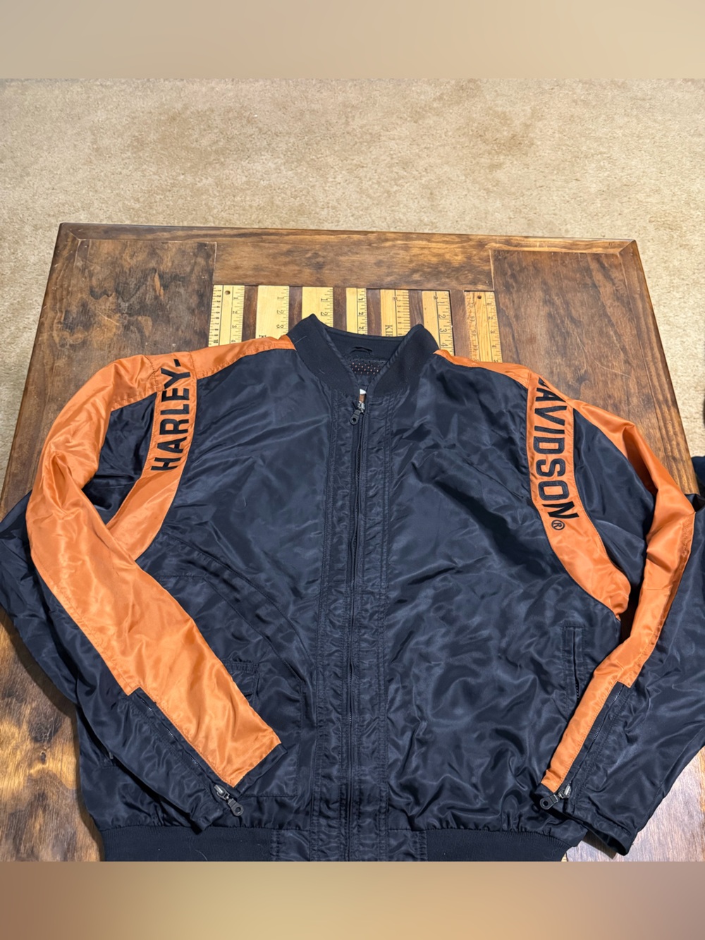 Harley Davidson Nylon Full-Zip Jacket